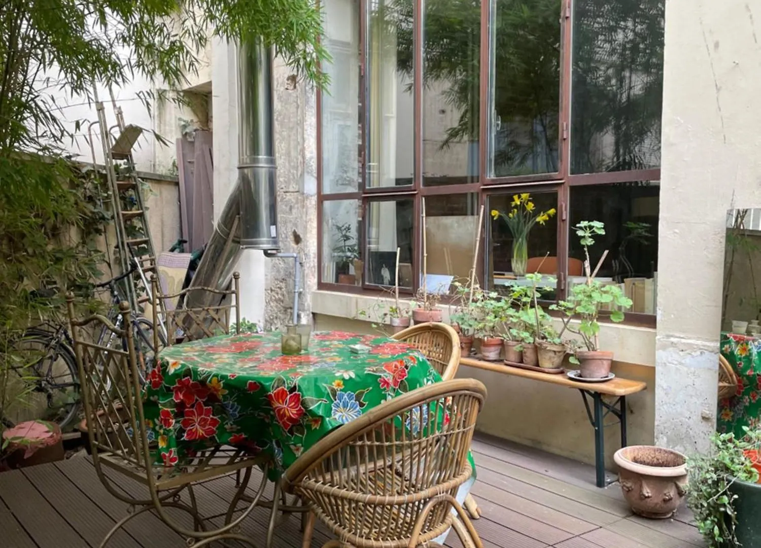 דירות Warm And Cosy Loft In Paris With A Private Outdoor